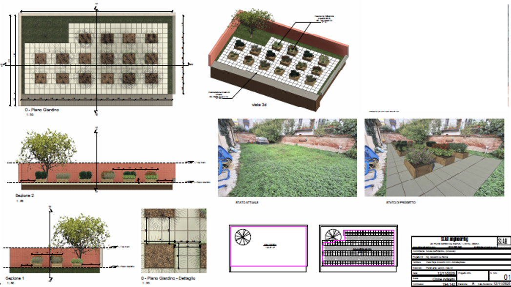 Progettazione rinnovamento area verde scuola dell'infanzia